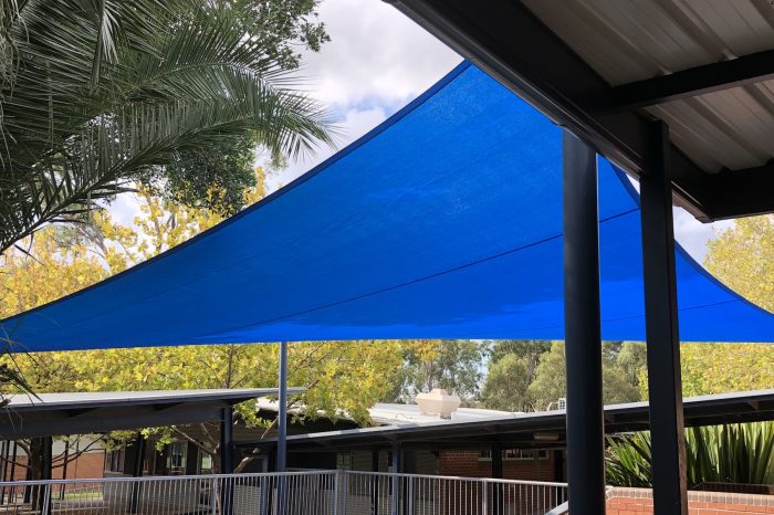 Durable, Stylish Blue Shade Sail